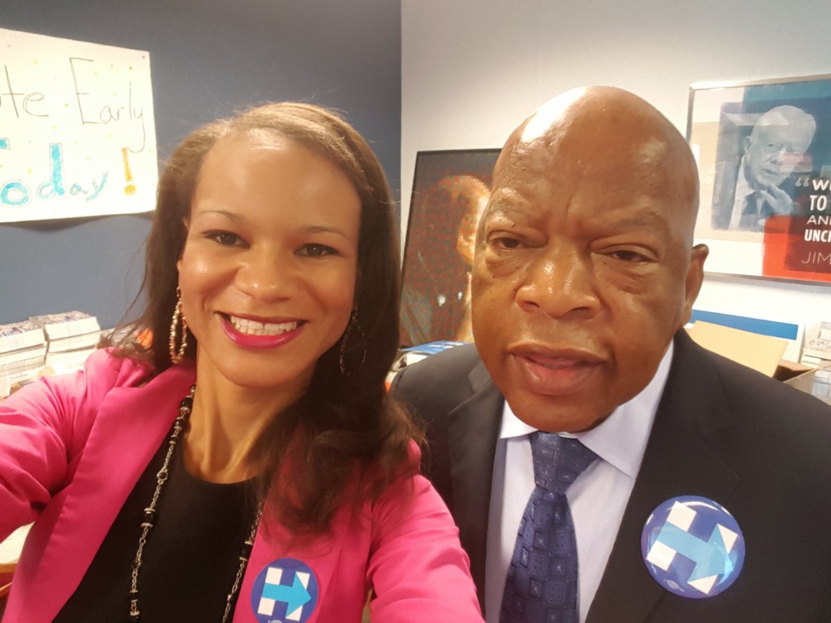 LadyA08's tweet photo. I adore @repjohnlewis for all he's done to make USA better. From home in the #FifthDistrict he's inspired a country! #DefendTheFifth https://t.co/deBBZuRPyD