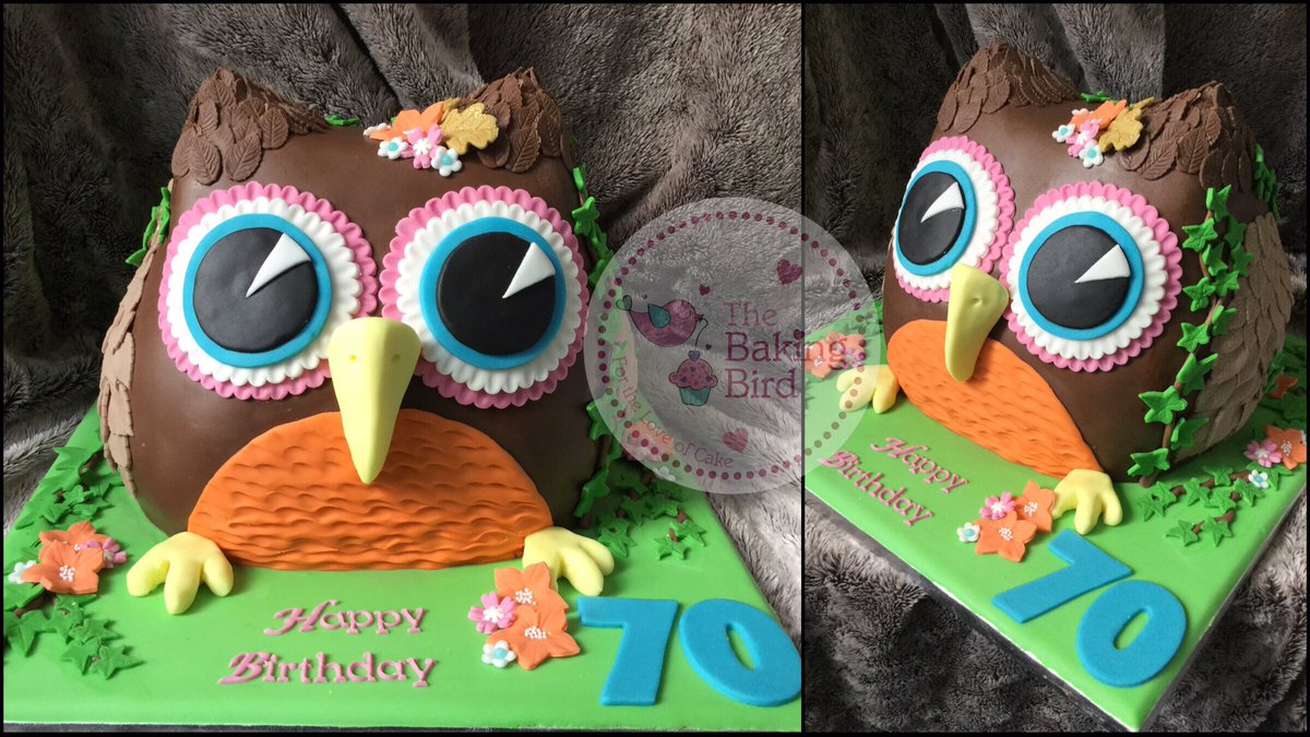 Very cute owl went to the new Manager of <a href="/BarleySheafTR1/">The Barley Sheaf</a> next door to us for his MIL.  Whooo thinks it's adorable? 😁🦉