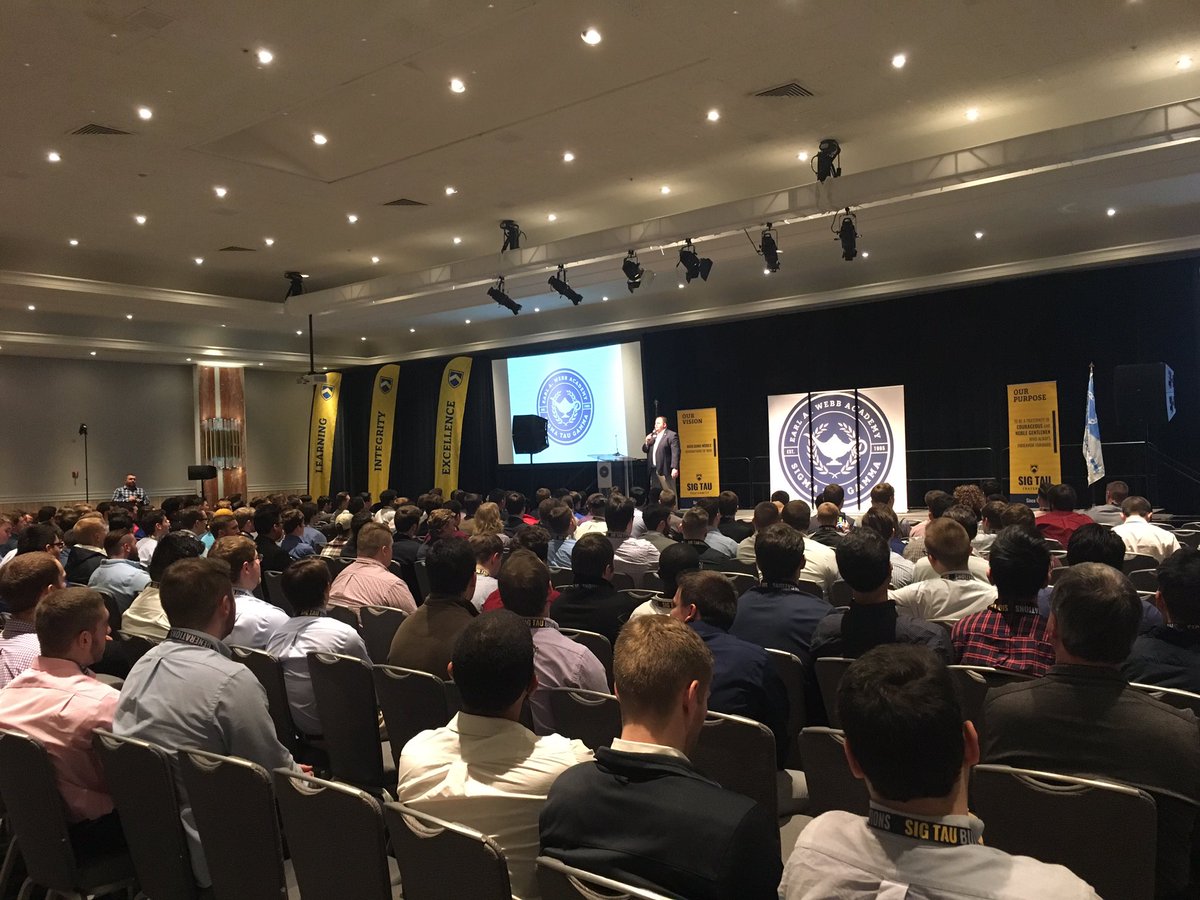 Manly_Paul's tweet photo. Over 250 repsresenting at the 2017 Webb Academy @SigmaTauGamma https://t.co/niKfBn4CsE