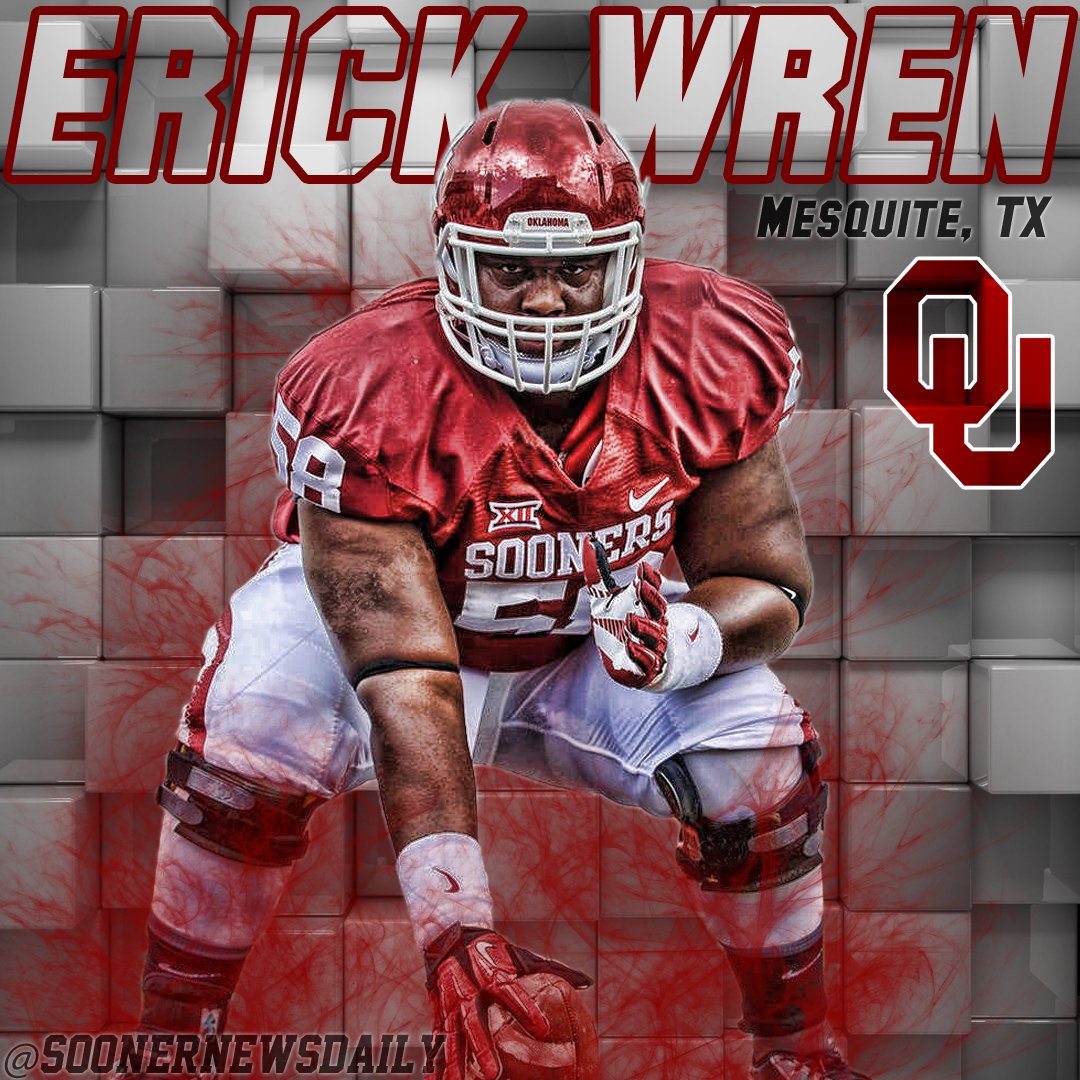 Trench warfare: The #Sooners O-Line, which all returns next year, starts with Erick Wren in the middle.
#BoomerSooner #OUDNA