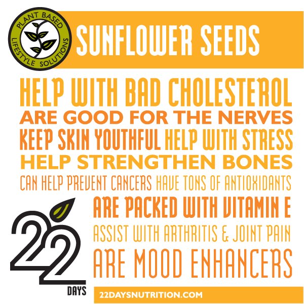 RT Nutrients in sunflower Seeds ➡ aboutnutritionfacts.com/c1jy  #health #wellness