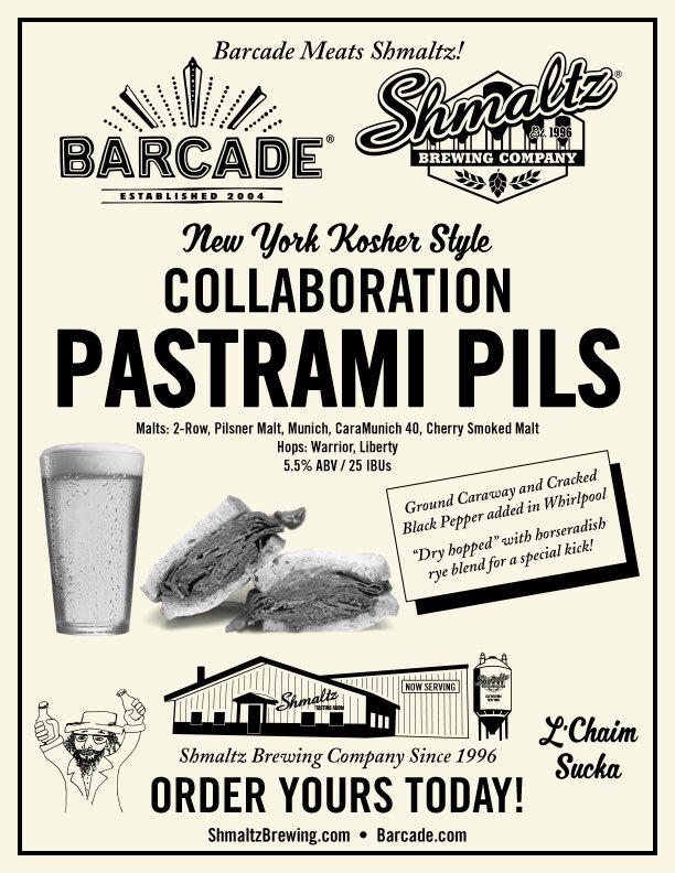 Yo #CraftBeer pros <a href="/John_Holl/">John Holl</a> @JoshMBernstein the history is hilarious &amp; delicious! en.m.wikipedia.org/wiki/Pastrami come today <a href="/Barcade/">Barcade®</a> to shmooze!