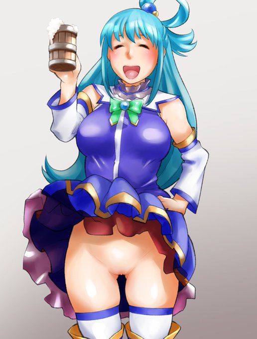 塗り練習用にアクア様召喚。
ついでに、祝・このすば2!! 