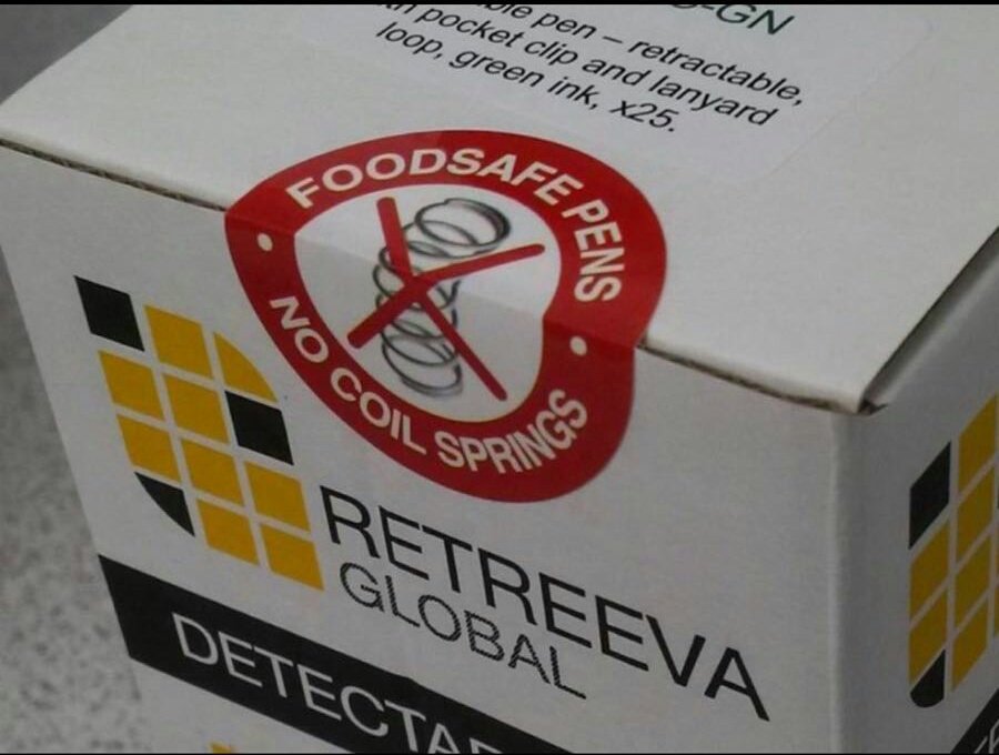 Eerste levering detecteerbare pennen van het merk Retreeva ontvangen. Volgende week gaat er een  mailing uit met 1.100 stuks in de Benelux.