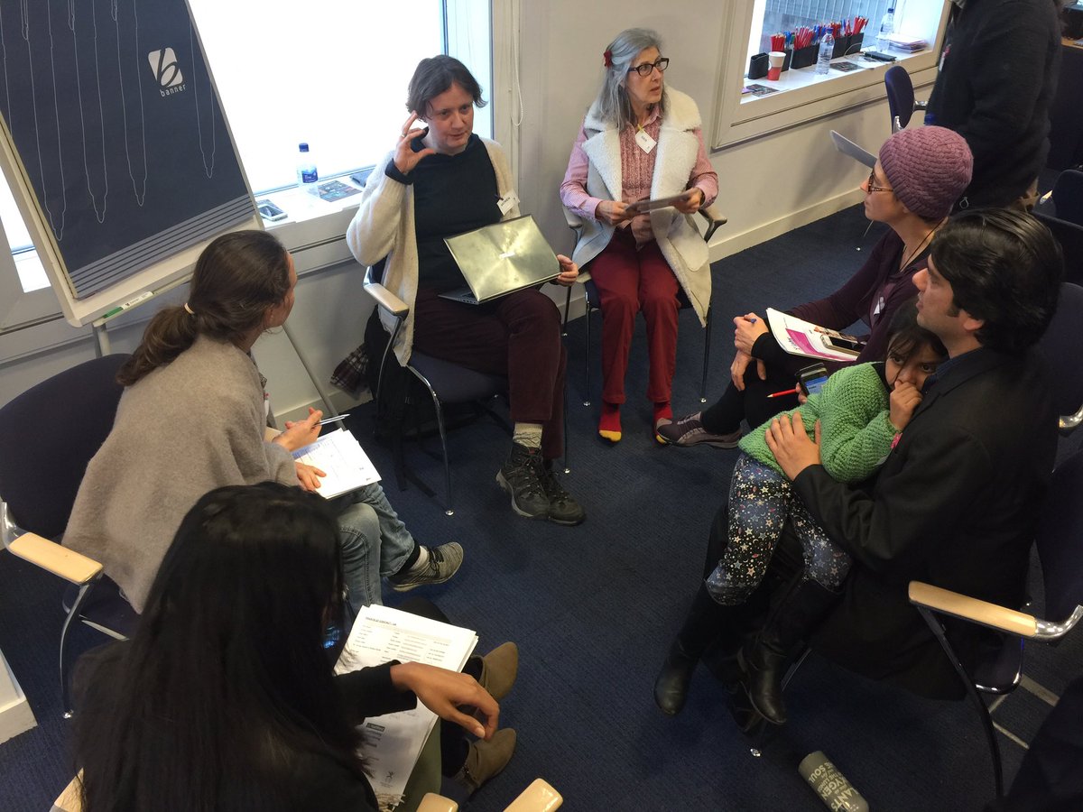 iahvUK's tweet photo. Breakout Session 1 - #PeaceBuilding, #ReadLibrary, #IAHVGeneral &amp; @IAHVACTivity Leads talking to supporters &amp; volunteers on involvement https://t.co/BycVxNRZMu