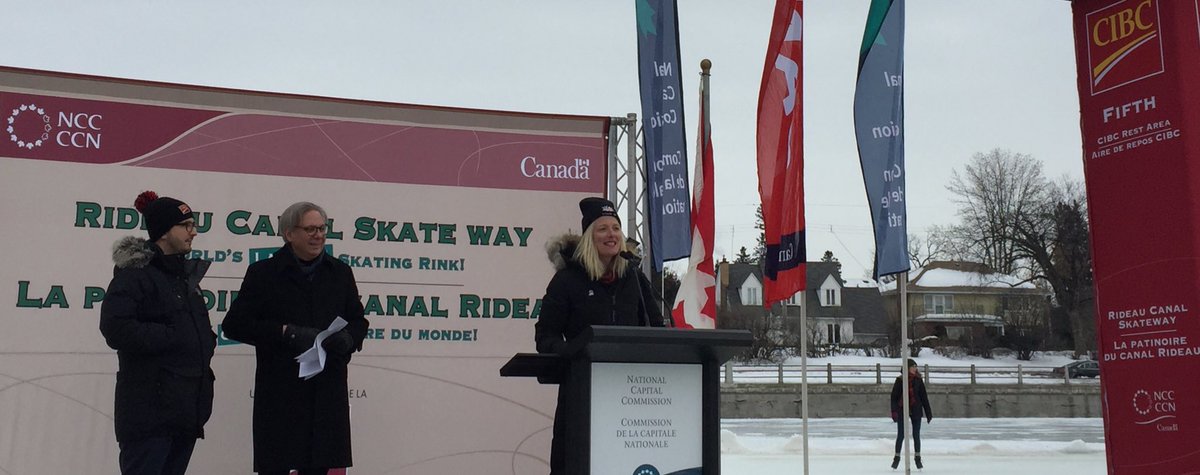 Caitworkman's tweet image. And the @NCC_Skateway is officially opened by @cathmckenna! So get out and play!
