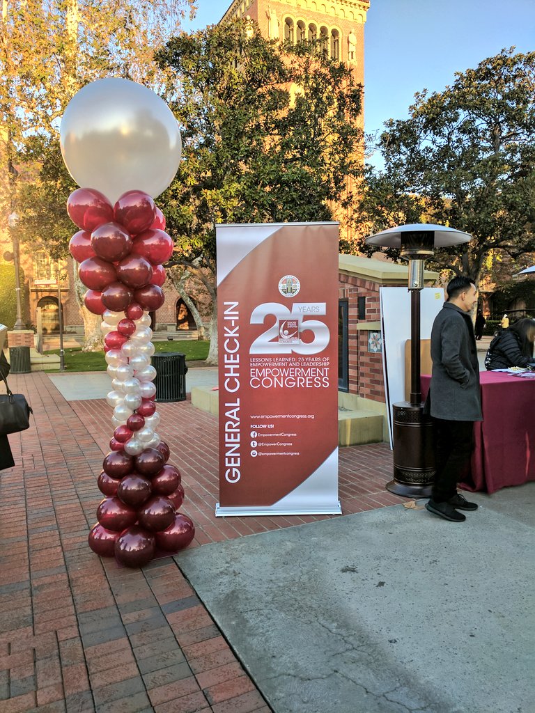 EmpowerCongress's tweet image. We're ready! The #ECSummit25 registration area is up, so excited to see you all soon ! @mridleythomas @USC #ECSummit