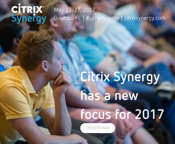 lyndonjonmartin's tweet image. Register today for #CitrixSynergy 2017 at - citrixsynergy.com #SecureWorkspaces #CitrixCan