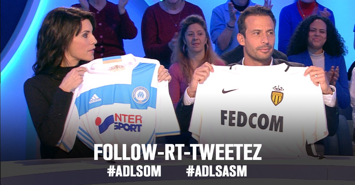 ADLS_TF1's tweet image. [Follow+RT+Tweetez] Tentez de remporter le maillot de l’OM  ou de Monaco avec #ADLSOM et #ADLSASM ! Bonne chance !