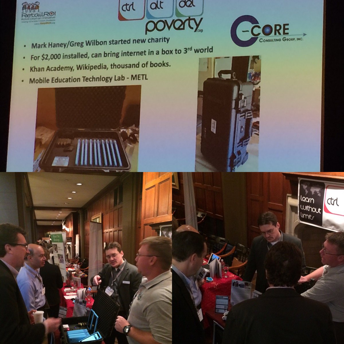 dianewilborn's tweet photo. Networking break #ROISS #RetailROI @CADPoverty https://t.co/9gWnvXS2jT