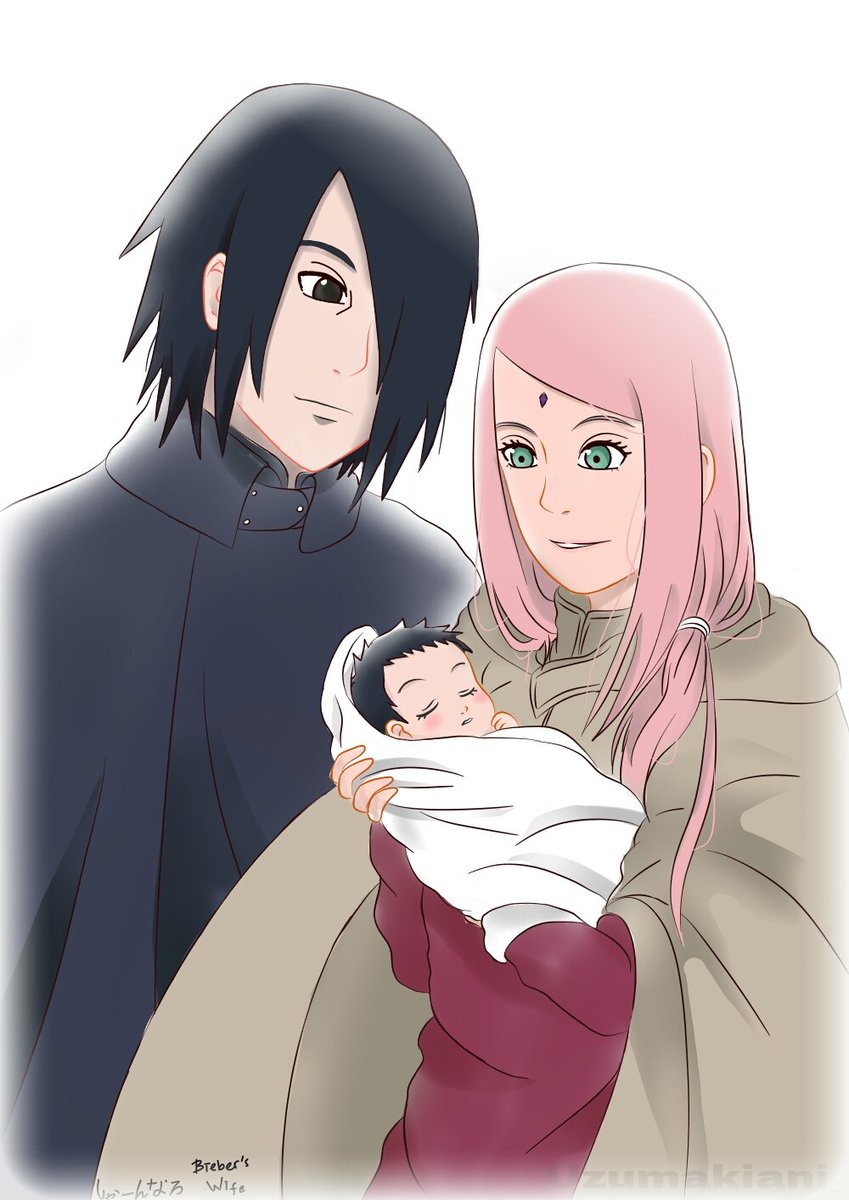 Ani Styles 赤ちゃんサラダはいつも幸せお中で ɔ ᵕ ᵕ C Credit To Me Sasusaku Naruto サスサク Uchiha Sarada ナルト うちは一族