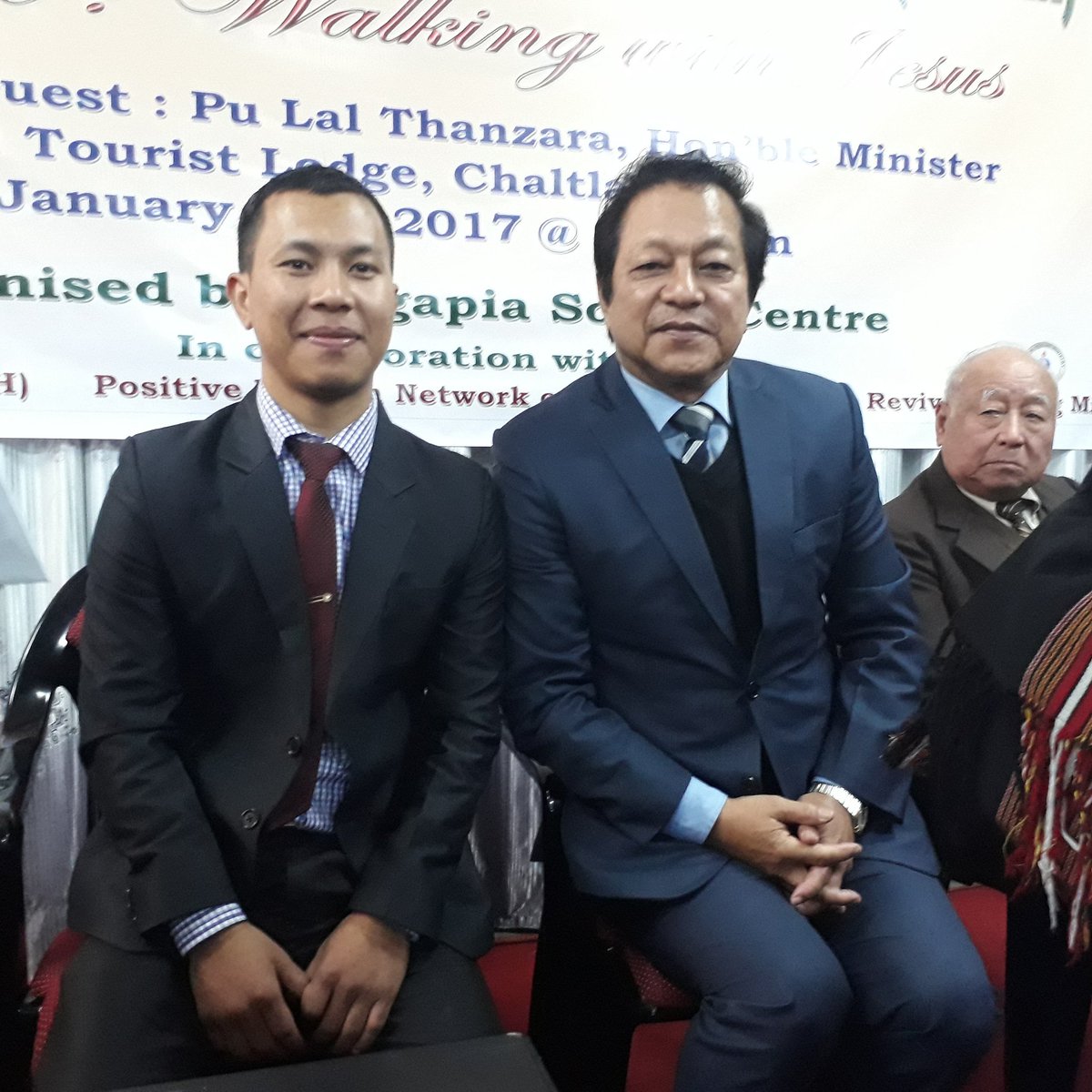Lalkunga3's tweet photo. With Health Minister Pu Thanzara https://t.co/P93mY4ebEK
