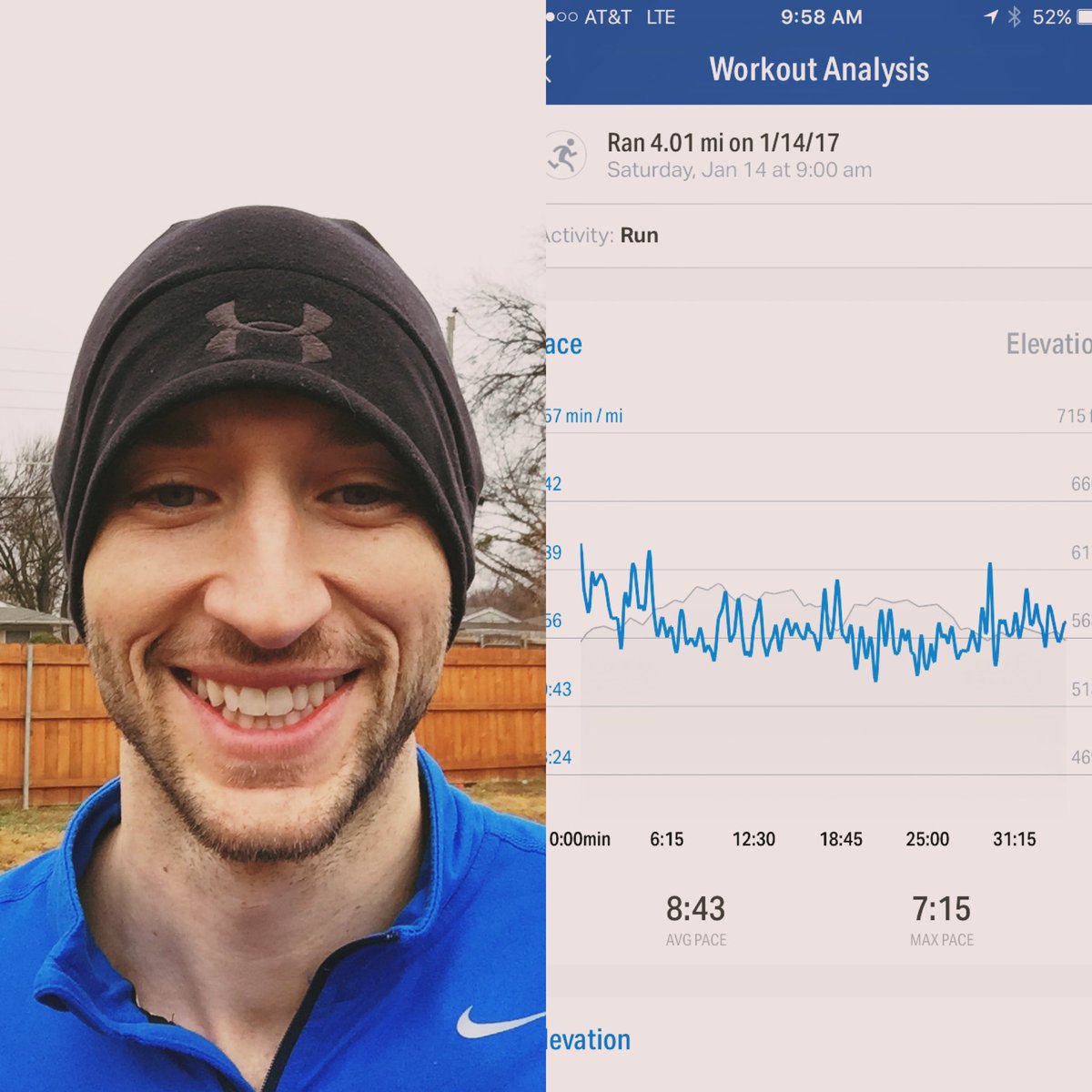 jmanPT's tweet photo. Nothing like a Saturday filled with a four mile run followed by a day of painting! Here comes my shoulder workout #flexoncancer #fixerupper https://t.co/pFlcI7GzJp