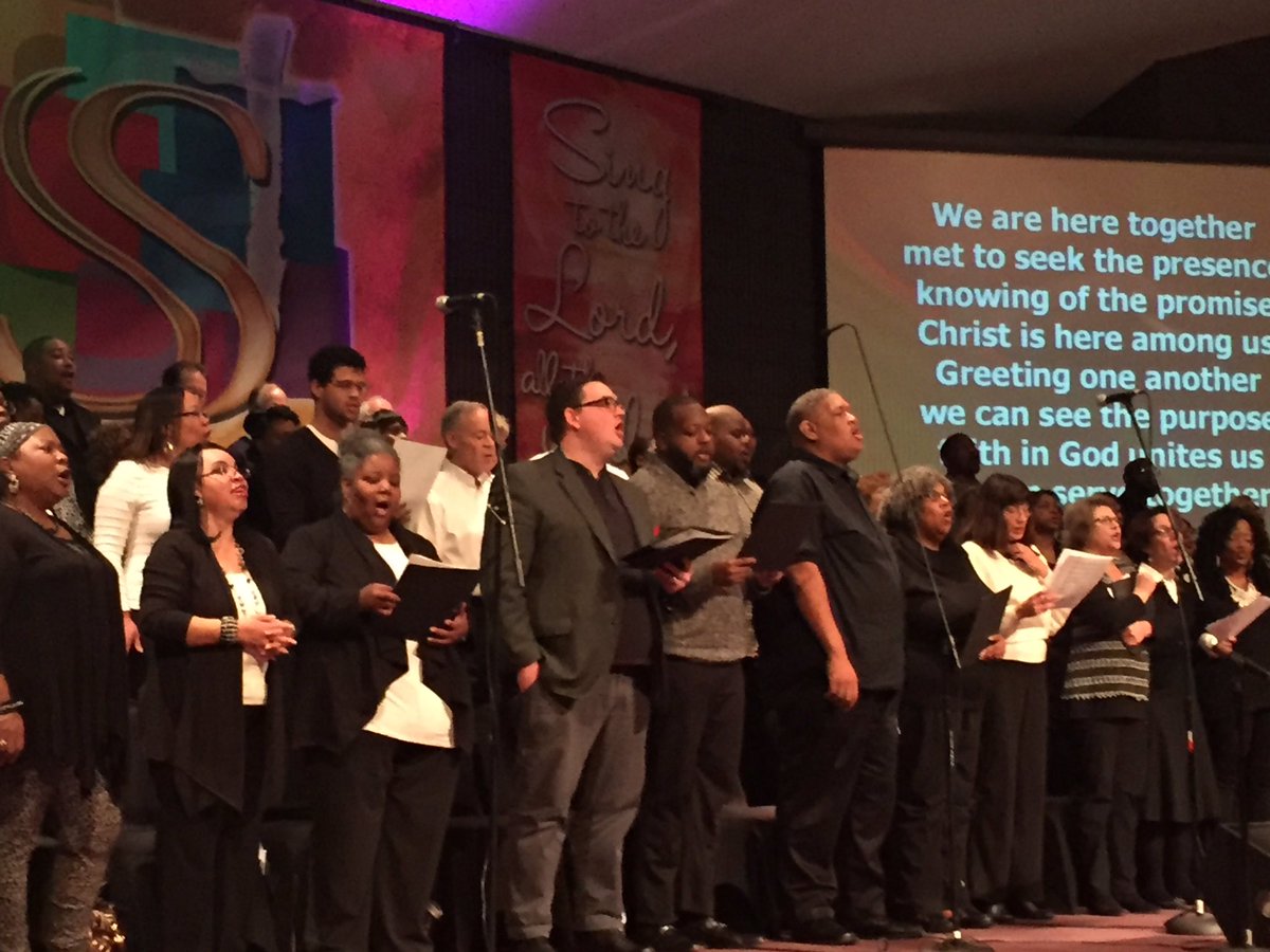 1VoicePrayerMov's tweet photo. Empower west's MLK service w/ecumenical choir at @ssclive , @KWCosby https://t.co/QKjgoxGQq1