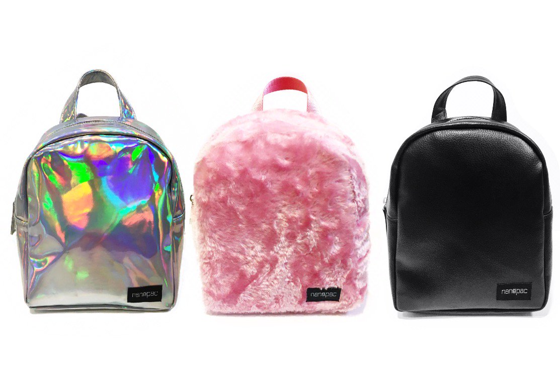 Nanopacye's tweet photo. We are so excited to announce that our bags are here and ready for preorder before our launch on Friday! 💖💕💖 #nanopac !!! https://t.co/QcEeyKHAQ2