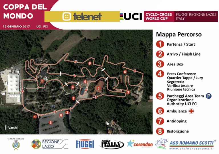 Thumbnail Credit (cxmagazine.com): The race is being held on the grounds of the Fiuggi thermal baths, so hopefully athletes will get a post-race trip to the spa with their entry fees.