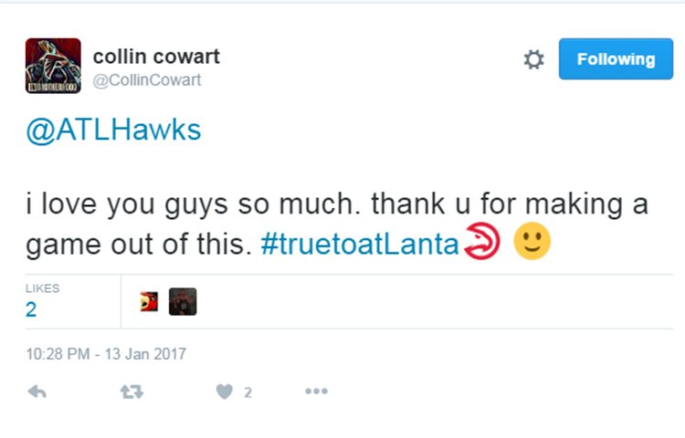 Thank you, as always, for your support Hawks fans: on.nba.com/2jiMwks  #TrueToAtlanta https://t.co/EUZsC4Ubw9