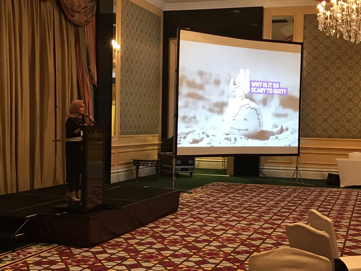 DohaCreatives's tweet photo. Give a hand to our 2nd speaker @hadeersomar! She's here to tell us the benefits of quitting your job to find ur true calling #DohaCreatives https://t.co/XoIZWqT7ai