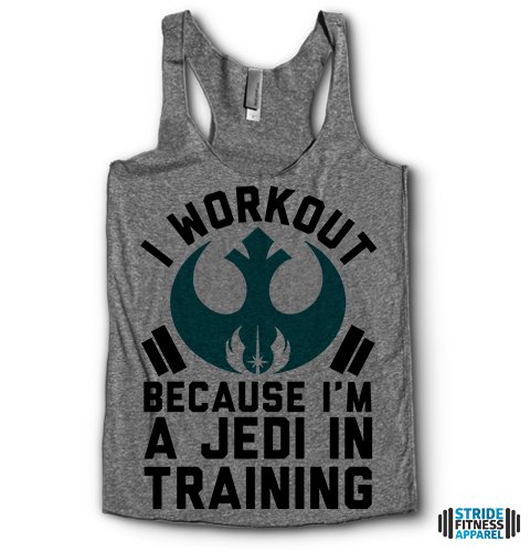 StrideFitAparel's tweet photo. I Workout Because I'm A Jedi In Training | Racerback https://t.co/s4o03BffBI https://t.co/cBIabdZ8k0