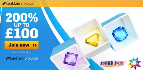 _EuroBash's tweet image. Play Starburst at Betfair and get 200% extra fre up to £100 #freebets bit.ly/2fUskjr