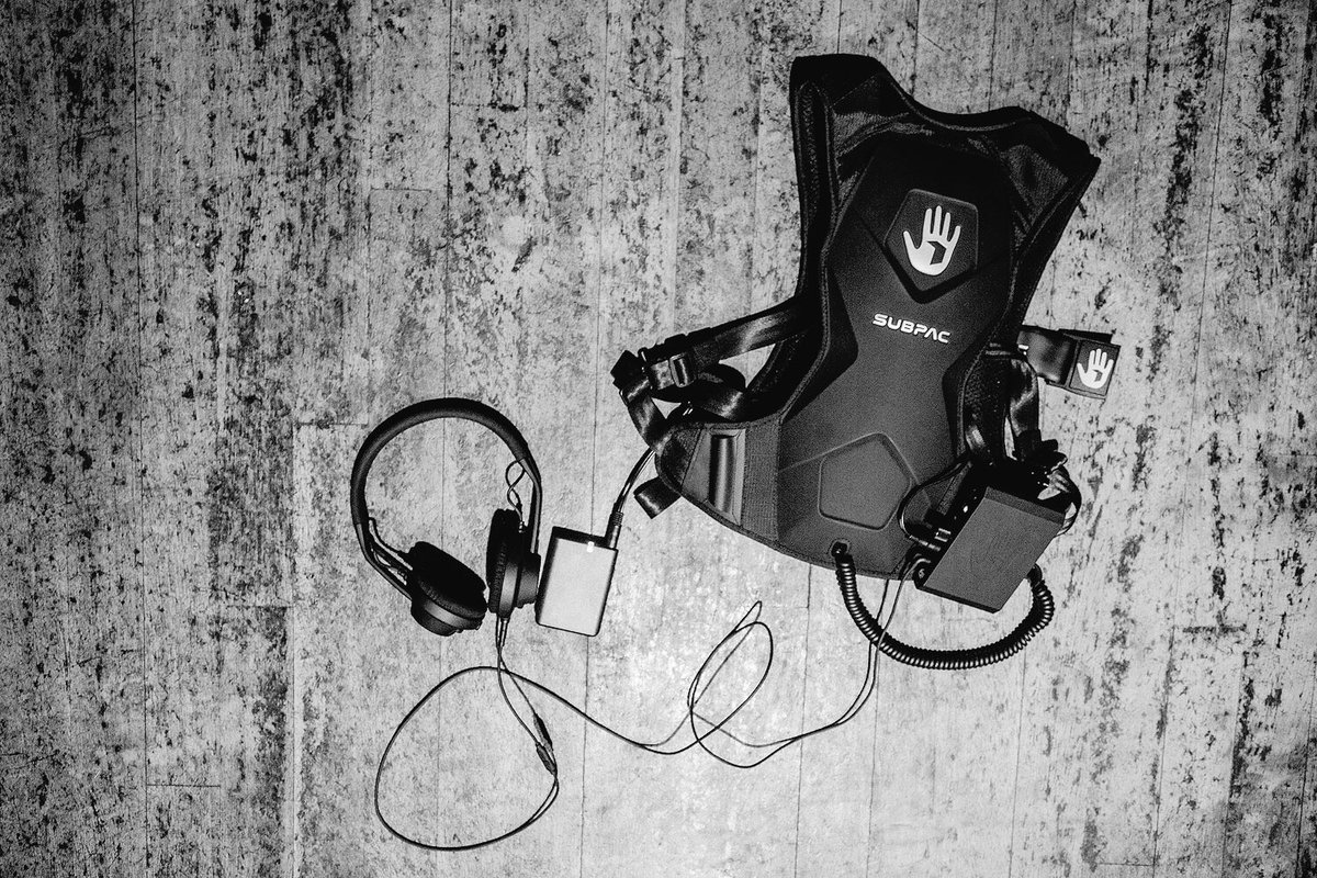 SUBPAC's tweet photo. Add the physical dimension of sound to films, games and music #feelit https://t.co/wvSqprihKV https://t.co/TdeFqEVKzH