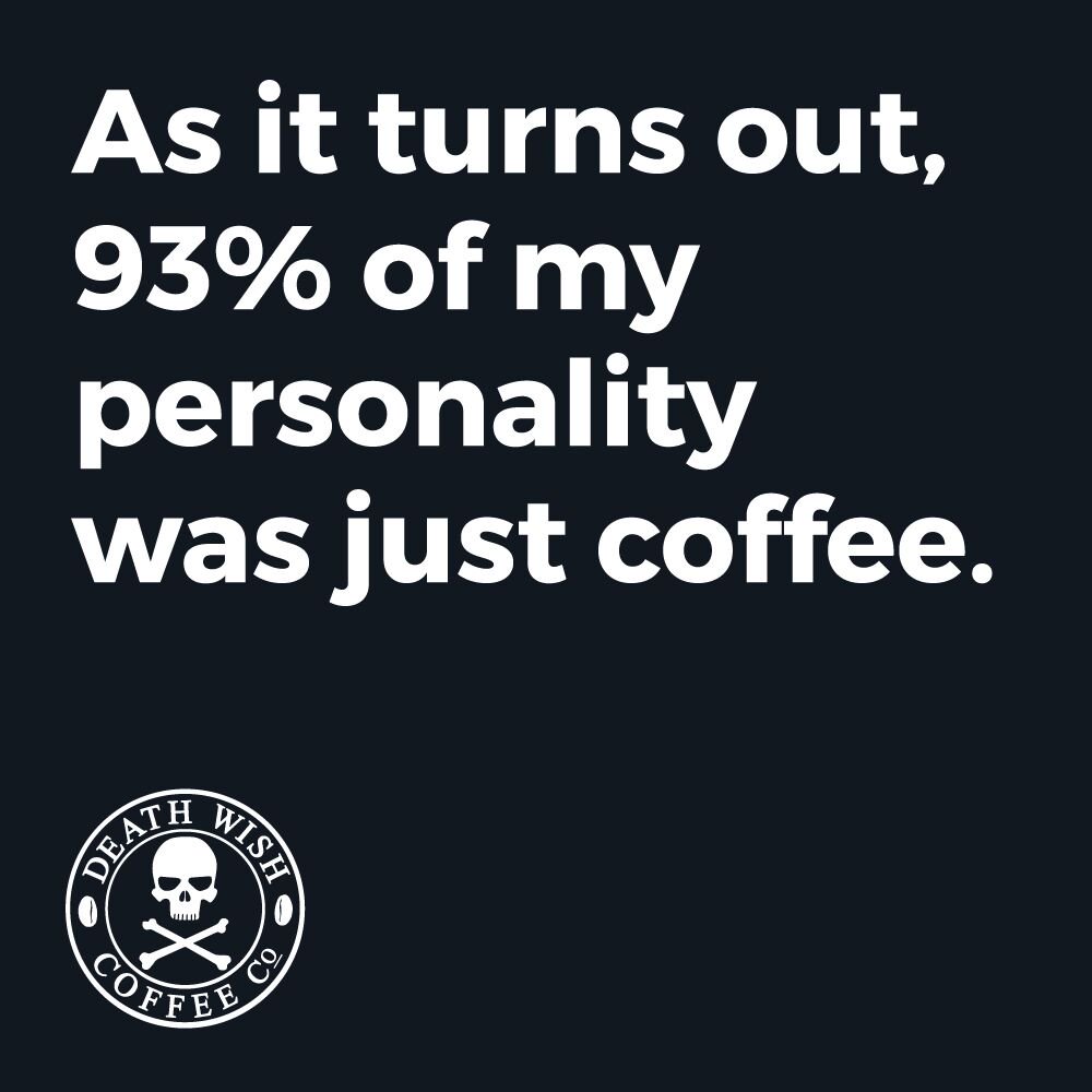 DeathWishCoffee's tweet image. What a shame.
Enter to win free coffee for a month: deathwishcoffee.com/win