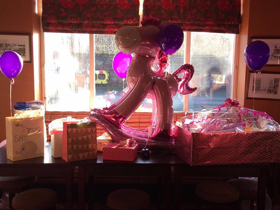 Yeventdesigns's tweet photo. Today's baby shower #babyshower #itsagirl #baby https://t.co/nMY70r8FUG
