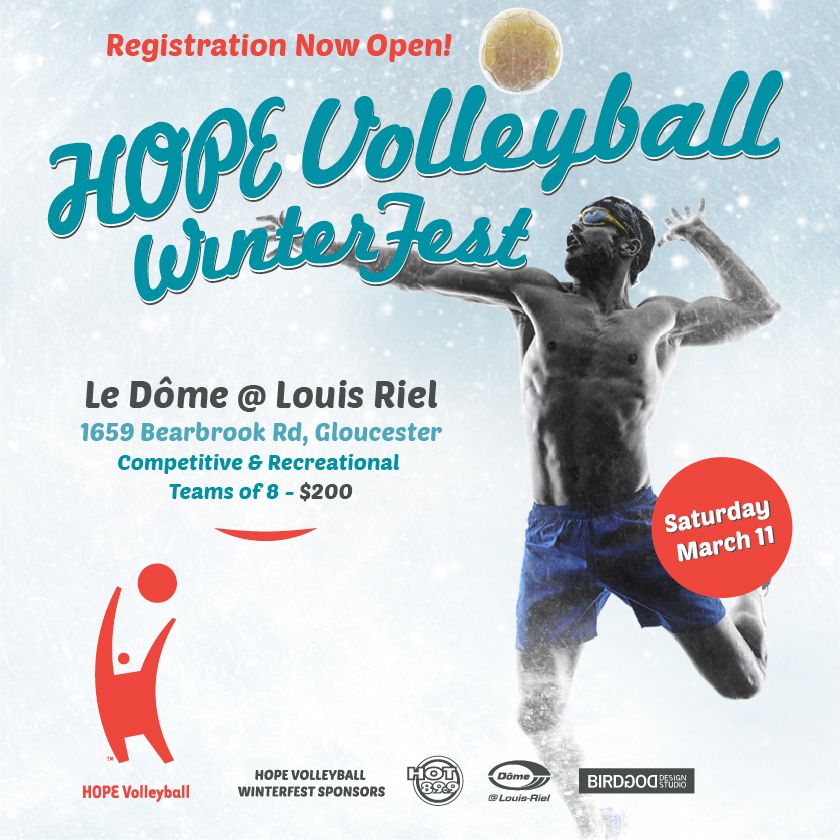 hopevballottawa's tweet photo. That's right! Registration for HOPE WinterFest is now open! Sign up here: https://t.co/a42Iou9OTa https://t.co/5KtlaKIY2z