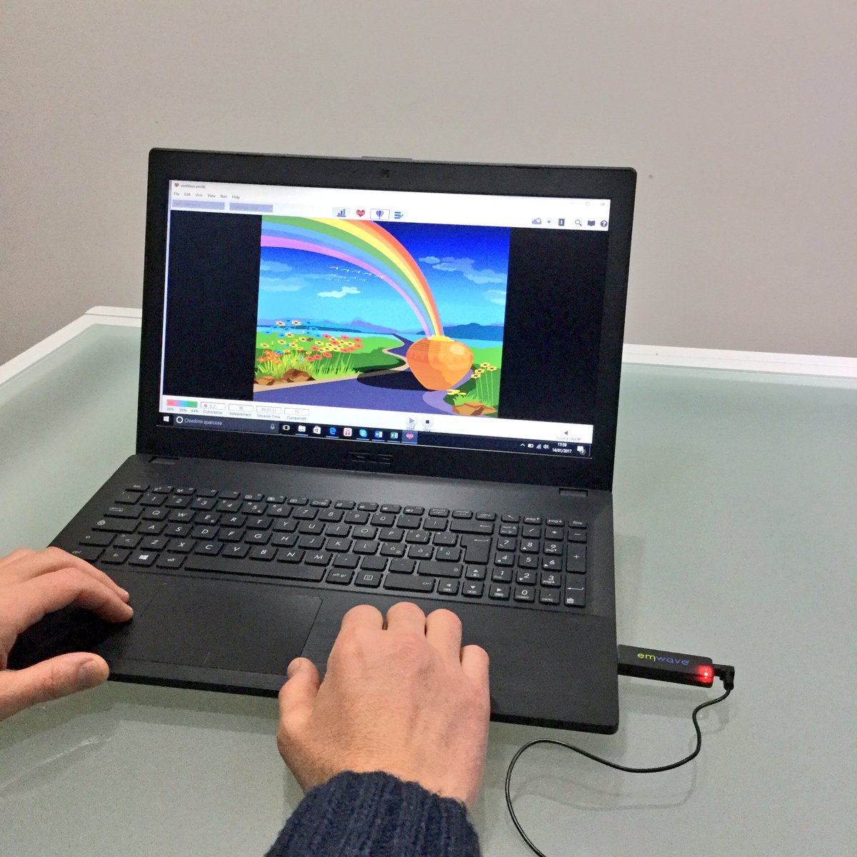 selfcoherence's tweet photo. Pronti a giocare con i #bimbi con gli esercizi di #coerenzacardiaca di #EmWave Pro by #HeartMath.
Impariamo insieme a gestire le #emozioni❤️ https://t.co/qtooRmXPpl