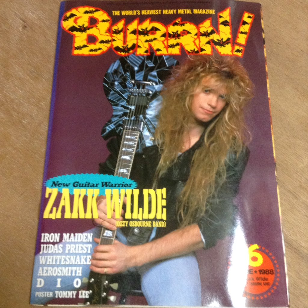 Zakk Wylde [January 14, 1967]
Happy Birthday ZAKK!!  1988 6  