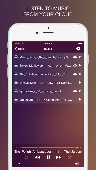 PDAMobiz's tweet photo. CloudPlayer Pro - audio player from clouds แอพ iOS ลดราคา ดาวโหลดฟรี https://t.co/Xnkr92Zs7d จากราคา $3.99 #PDAMob… https://t.co/pi0gwfEVSA