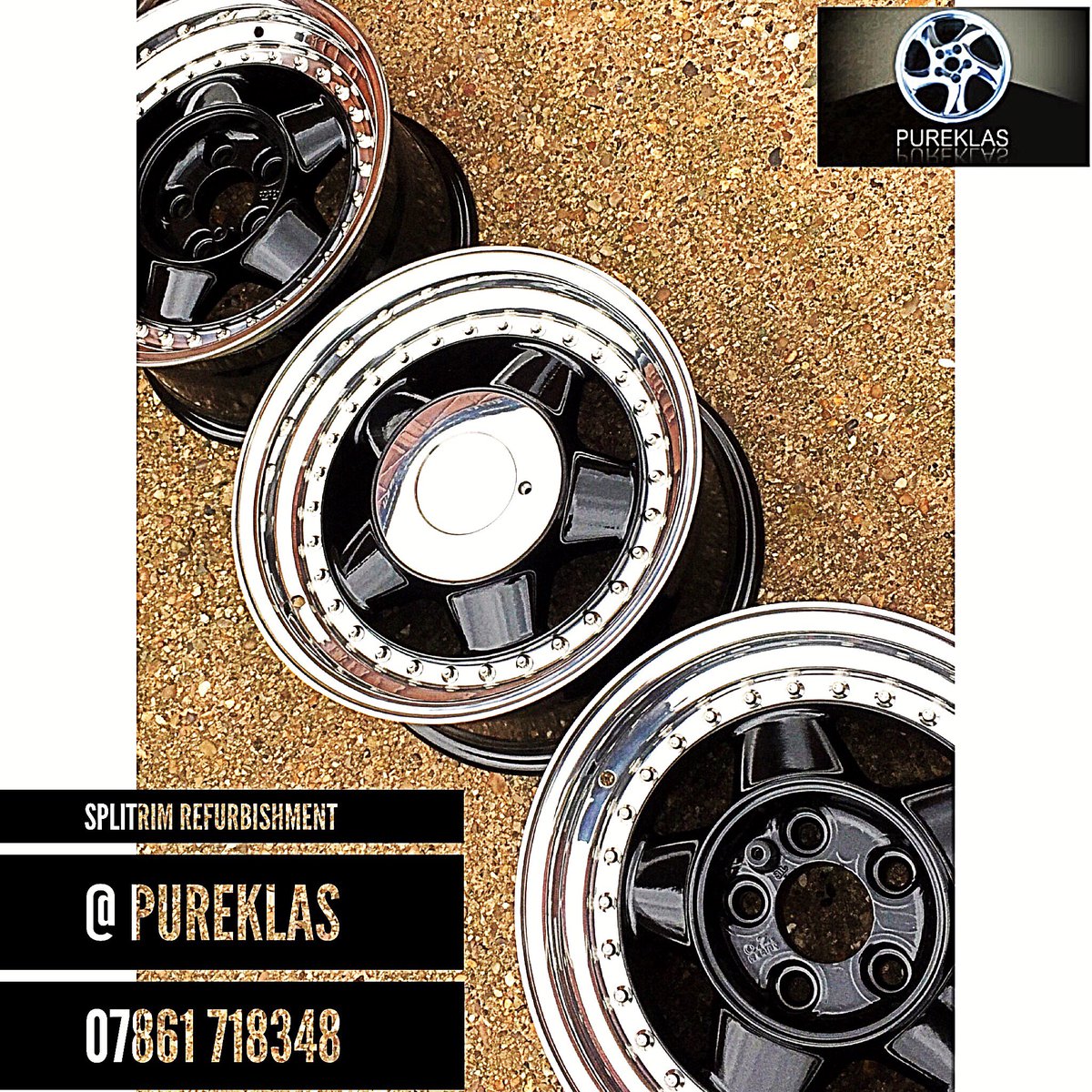 PureKlas's tweet photo. #oz #Splitrim wheels refurbished at #Pureklas #Bbs #ozwheels #kerscher #amg #tvr #oldskool #birmingham #coventry #london #manchester https://t.co/lHmmGIX7eT