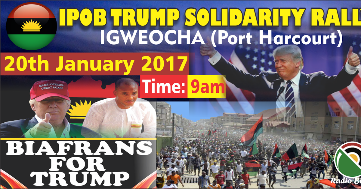 biafra_tv's tweet photo. BIAFRA: ESTIMATE OF 21 MILLION BIAFRANS TO HIT IGWEOCHA IN A SOLIDARITY SUPPORT FOR DONALD TRUMP https://t.co/mILF90BR45 https://t.co/1Zid3ROmxL