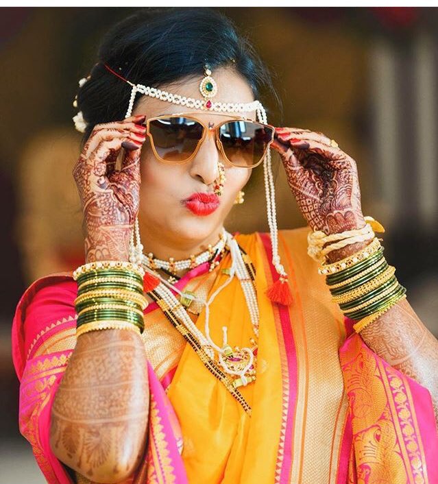 This is my gift @pooja_1510 
I wanna see u like this soon! Maybe this year 😍😍😍 #MaharashtrianBride