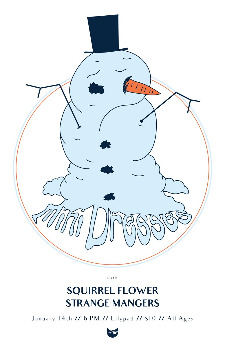 TONIGHT -- <a href="/MiniDresses/">Mini Dresses</a> // <a href="/sqrrlflwr/">Squirrel flower</a> // Strange Mangers at <a href="/lilypadinman/">The Lilypad</a>!  6-9PM, All Ages. bit.ly/2j5nUMn