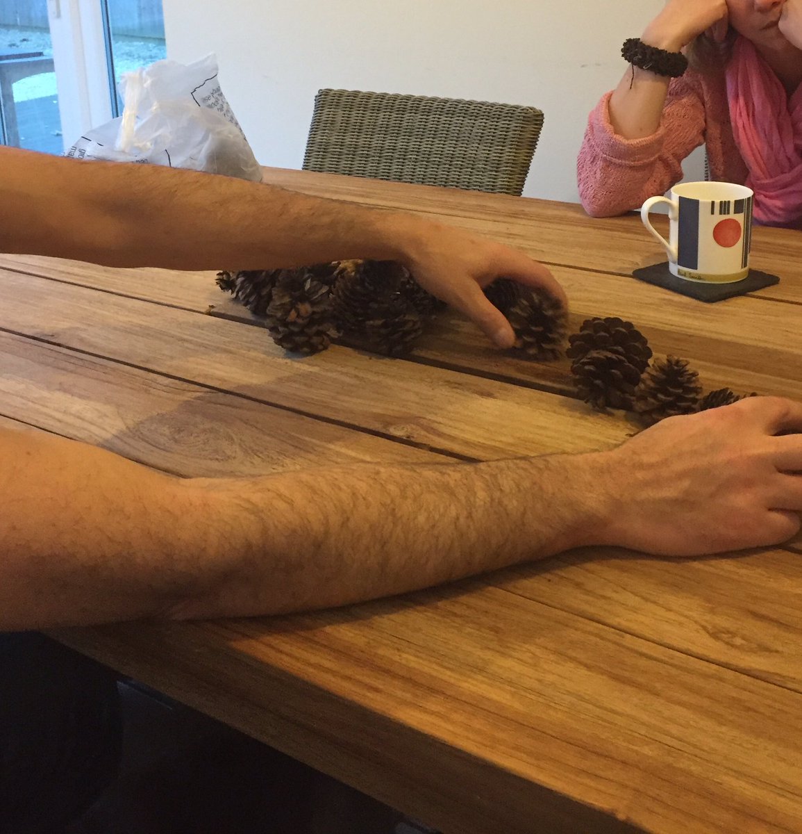 Crankettes's tweet photo. Pine cones as people in tactics chat today! #crankitup https://t.co/wCTVL0Ygms