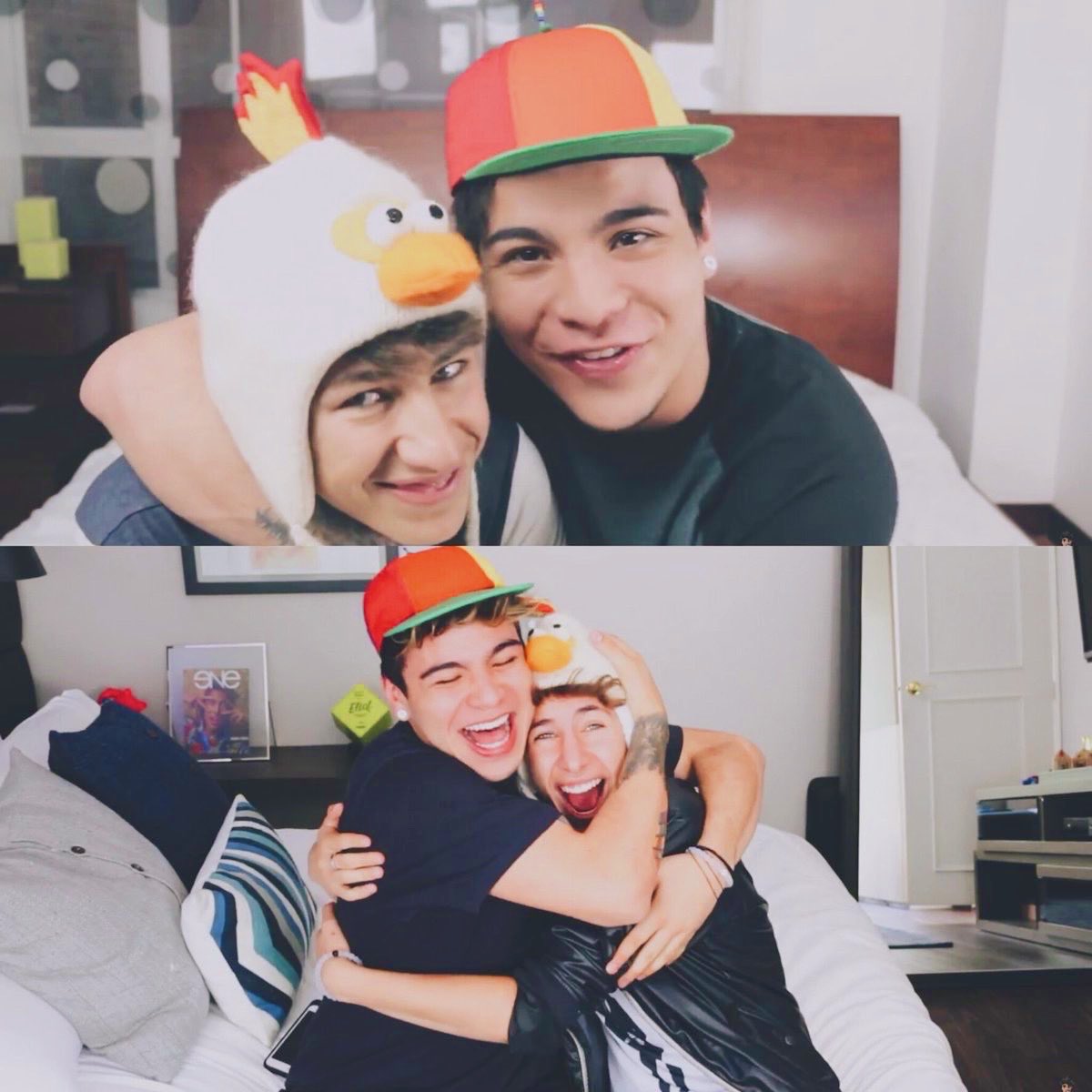 villalobossebas's tweet image. Hoy me siento orgulloso, veo estas dos fotos y recuerdo todos los sueños de los que hemos hablado juntos. Me hace feliz verte ahí, 🦆! love u