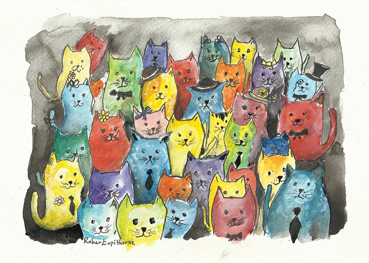 Local artist Robert Copithorne is selling beautiful art at the Orange pop up shop! Paul Byrne hall, Jan 20 &amp; 21, from 10-3. #yegart