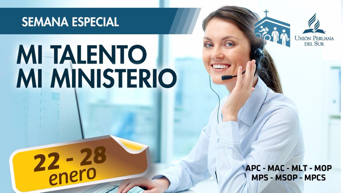 EnzoChavez's tweet photo. Unión Peruana del Sur, todas las áreas iglesia 22-28 Enero: Total Member Involvement (TMI) #MiTalentoMiMinisterio #MetasCRM @prertonkohler. https://t.co/cDGYyidQ7y