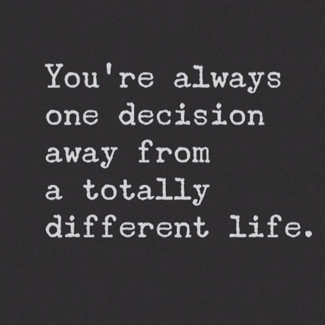 Contemplate that... it is that simple. And while it likely won't be easy... it will be worth it.