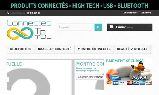 Connected-to-you - Boutique en ligne de produits connectés high tech bluetooth USB francesurf.net/news/connected…