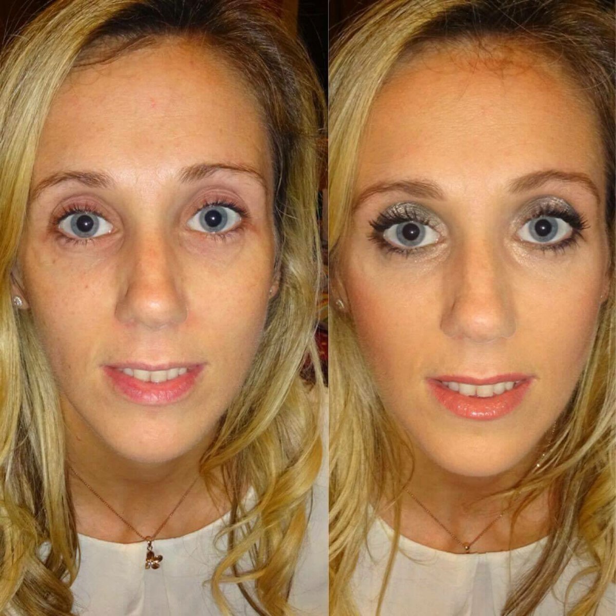 HelenYLife's tweet photo. Make up before and after 😘 #makeover #partynight #beautyblogger #perfectingliquid #vegan #arbonne #glutenfree https://t.co/suvQv4PNNH