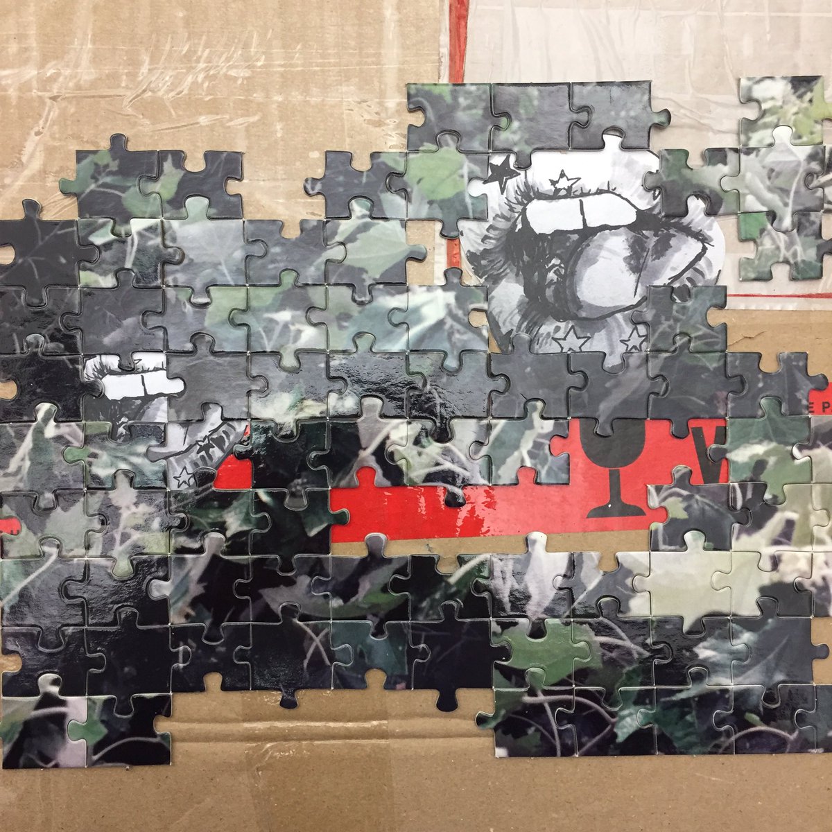 puzzle collage #art #collage #contemporary