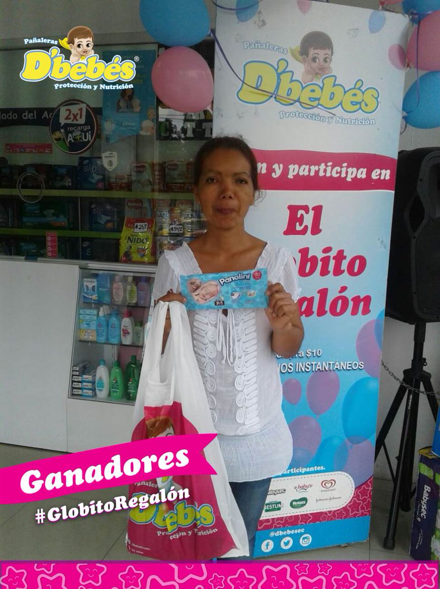 dbebesEC's tweet photo. Margarita Suarez Ganadora #GlobitoRegalón 🎉🎈🎁 
¿Qué estás esperando para participar? 
Te esperamos https://t.co/unqAz4vjp0 https://t.co/IR60uurkah