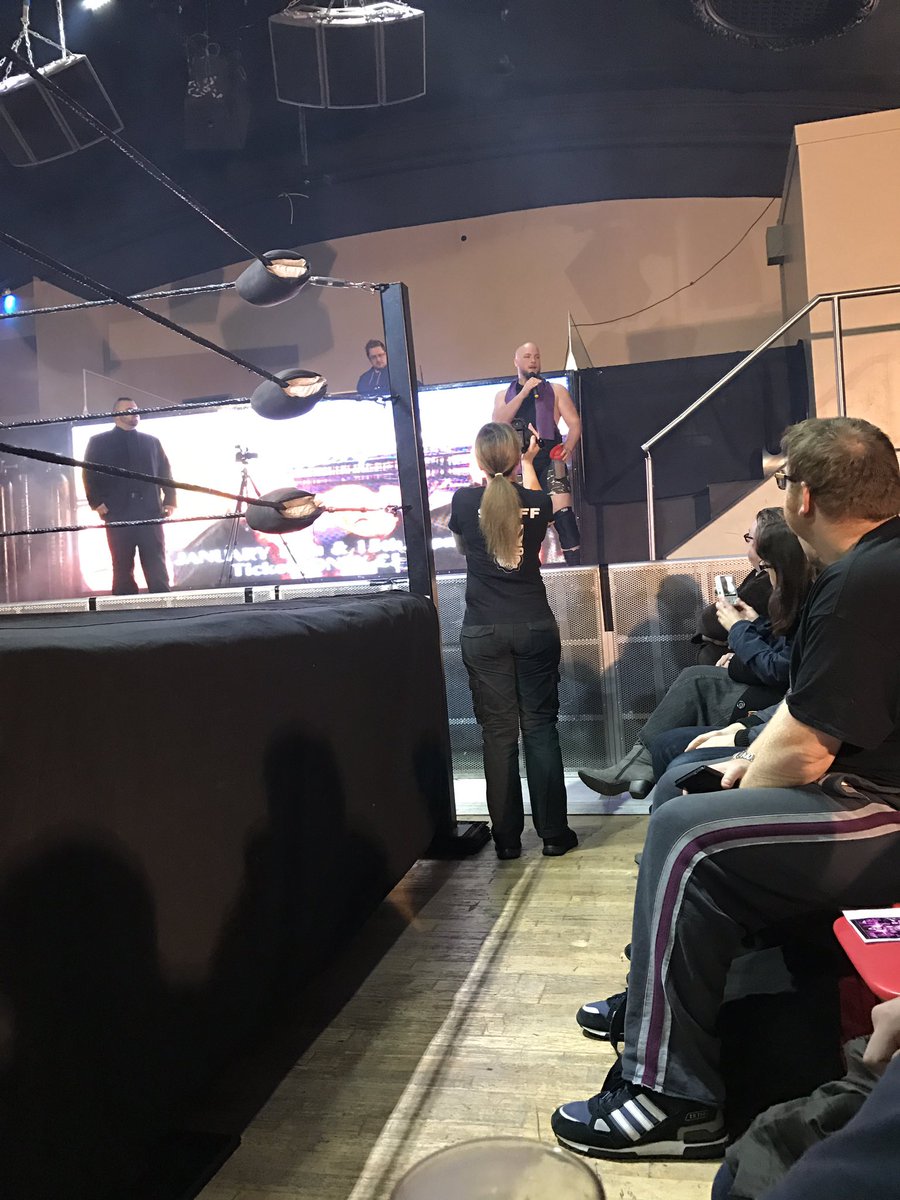 Some good action at #PCW with @ThePTGains selling the heel!