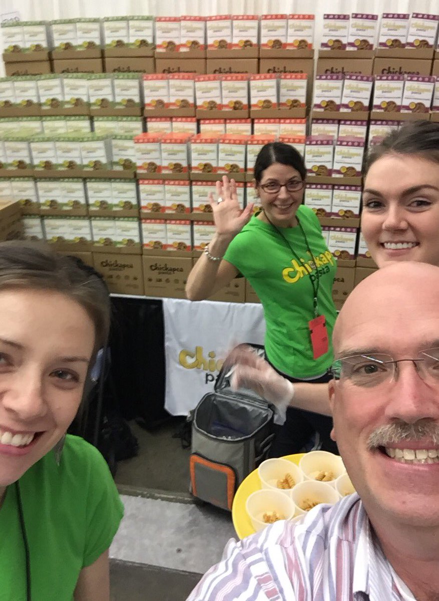 BrandSeedMktg's tweet photo. Hello #YVR from the @ChickapeaPasta team! We're all set up and ready to go @SpecialFoodExpo #Chickapea made with #Chickpeas & #Lentils https://t.co/JUw6vQyoKx