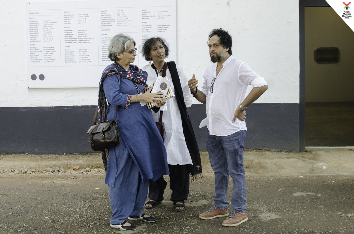 ProgramKMB's tweet photo. Filmmaker Madhusree Dutta & Theatre Director Anuradha Kapur @KochiBiennale with @KomuNow #KMB2016 #kochibiennale https://t.co/urID0l8T1v