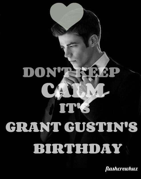 Happy Birthday to Grant Gustin!             