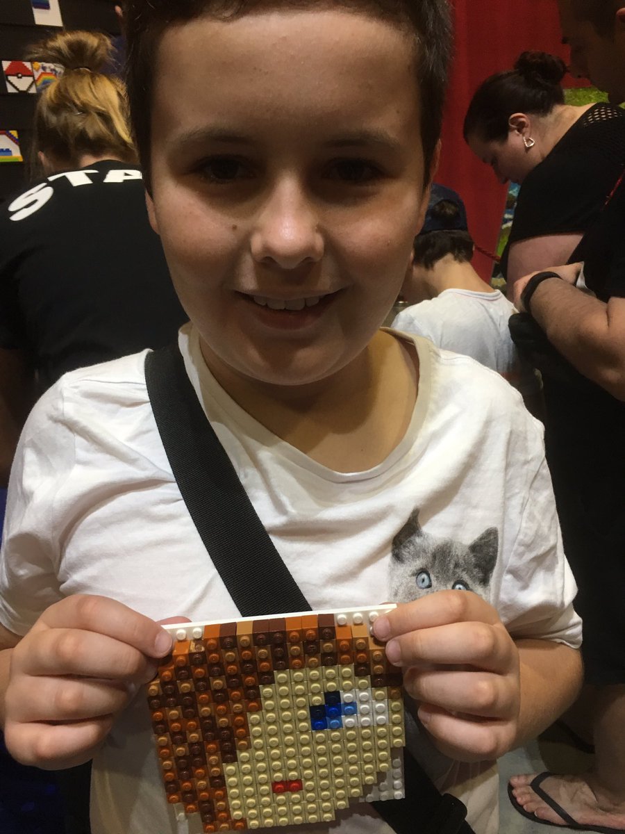 #wotwsculpture My lad with his creation