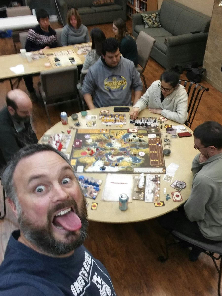 jme198's tweet photo. #SCYTHE! 

#BoardGames
#JamieCon https://t.co/Khf5FZiNIY